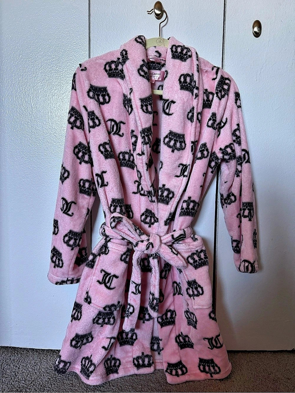 Juicy Couture Pink Crown Robe – Y2K – Fits XS/S – L/XL